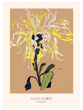 Egon Schiele Yellow Chrysanthemum - Art Print